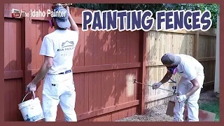 How To Paint A Fence / Make An Ugly Fence Look New