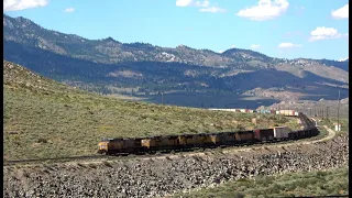 4K: Chasing the Monster MNPRV on the UP's Winnemucca Subdivision (Herlong, CA- Beckwourth, CA)