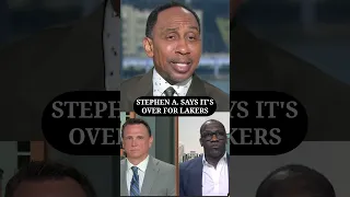 Stephen A. says the Lakers are DONE in the playoffs 👀 #shorts