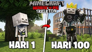 100 Hari Minecraft Tapi Di Kutuk Jadi Skeleton