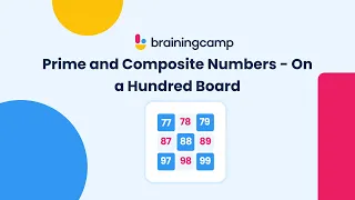 Prime and Composite Numbers on a Hundred Board | Brainingcamp