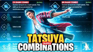 BEST CHARACTER COMBINATIONS FOR TATSUYA (AFTER UPDATE) || PERFECT CHARACTER COMBINATIONS FOR CS RANK