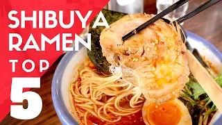 TOP 5 Must-Try TOKYO RAMEN | Shibuya