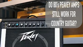 3 Minute Demo: Old Peavey Solid State Amps (Bandit 65)