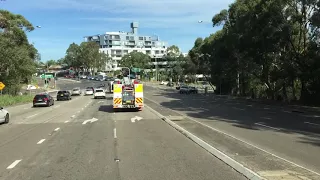 Fire Trucks responding in convoy