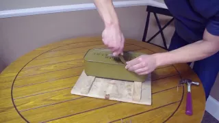 Unboxing a Soviet Russian Ammo Crate and Cans - 7.62x54 Mosin Nagant