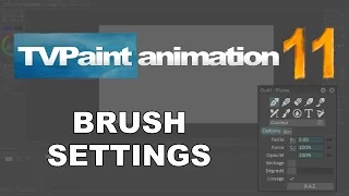 Brush settings (TVPaint Animation 11 tutorial)