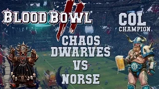 Blood Bowl 2 - Chaos Dwarves (the Sage) vs Norse - COL_C G1