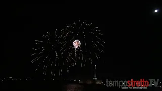 Messina, i fuochi d'artificio che sanciscono la fine della Vara