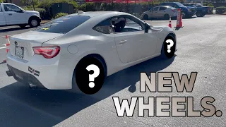 The Toyota 86 gets NEW WHEELS | Newt Vlog #004