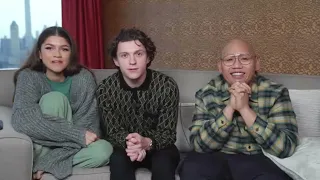 Tom Holland, Zendaya and Jacob Batalon Visit a Patient at Children’s Hospital Los Angeles