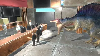 Spinosaurus Attack Mall - Animal Revolt Battle Simulator