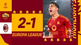 SEMIFINALEEEEEE! DAJE ROMA! | Roma 2-1 Milan | Europa League Highlights 2023-24