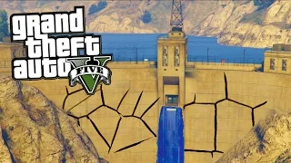 GTA 5 Secrets - Can You Break the Los Santos Dam? (GTA 5 Easter Egg)