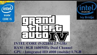 GTA IV | INTEL HD 4000 | CORE I5 3210M