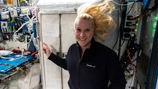 American astronaut casts ballot from space