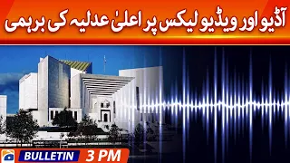 Geo Bulletin Today 3 PM | Supreme Court's outrage over audio and video leaks | 22nd March 2023