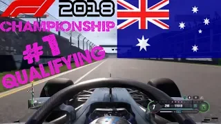 F1 2018 PS4 Championship Mode with Valtteri Bottas (Mercedes) | Australia Grand Prix | Q2 [4K 60fps]