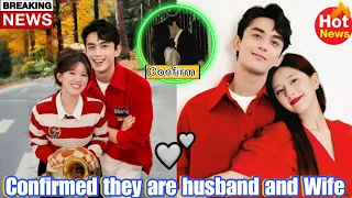 OFFICIALLY ANNOUNCED: Zhao Lusi and Wu Lei Confirm Their Status as Husband and Wife. 🤍🥹