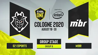 CS:GO - MIBR vs. G2 Esports [Vertigo] Map 1 - ESL One Cologne 2020 - Group B - EU