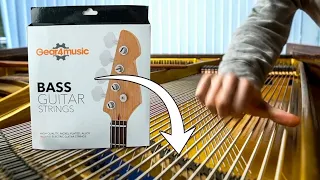 I put 200 BASS strings on a PIANO so I can slap it