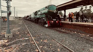 Australian Steam Trains - 3801 Departs Dubbo For Orange