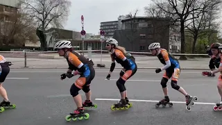 Inlineskater beim 43.Berliner Halbmarathon 07.04.2024 ￼