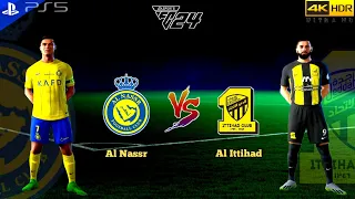EA Sports FC 24 - Al Nassr Vs Al Ittihad | Saudi Pro League 2024 PS5 [4K 60FPS +HDR]