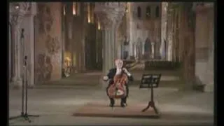 J. S. Bach Rostropovich plays the Sarabande from Bach's Cello Suite BWV 1007