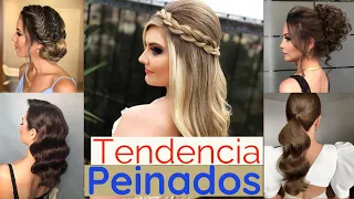 Peinados para fiestas 2022_23/elegantes Peinados en tendencia fácil y modernos /moda mujer