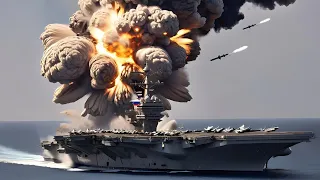 Scary! US aircraft carriers crossing the Red Sea were bombarded by Houthis