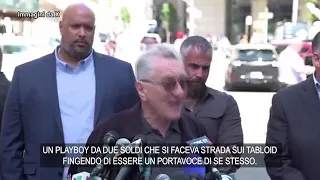 Usa, De Niro attacca Trump: «Vuole distruggere il mondo»