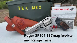 Ruger SP101 357mag Review and Range Time