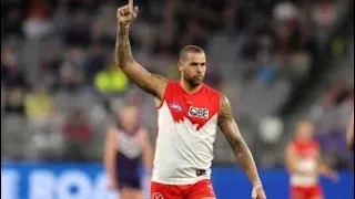 BUDDY FRANKLIN KICKS HIS 1000TH AFL GOAL - Geelong Vs Sydney Round 2