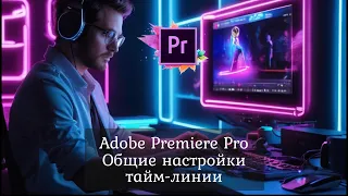 2.3 Adobe Premiere Pro - Общие настройки тайм-линии.