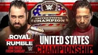 WWE2k19/ WWE ROYAL RUMBLE 2019/ RUSEV VS SHINSUKE NAKAMURA/ UNITED STATES CHAMPIONSHIP