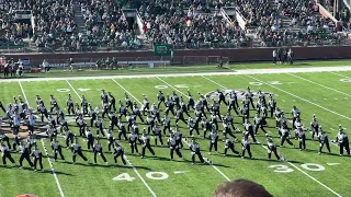 (4K) 2022 Ohio University Marching 110 Homecoming Halftime 10/08/22 - Drumline View