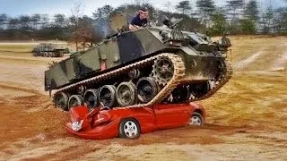 Driving Tanks and Crushing Cars