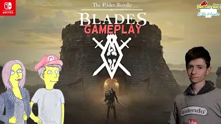 Gameplay the elder scrolls Blades Nintendo switch