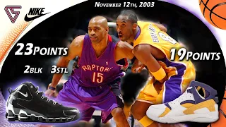 Vince Carter VS Kobe Bryant Face-off November 12th 2003