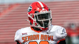 Daijun Edwards Highlights - Senior Bowl - RB Georgia Bulldogs