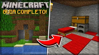 GUIA PARA INICIANTES NO MINECRAFT 2020 - COMO JOGAR MINECRAFT (Primeira Noite)