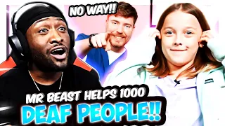 MRBEAST HELPS 1000 DEAF PEOPLE HEAR FOR THE FIRST TIME