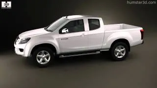 Isuzu D-Max Extended Cab 2012 by 3D model store Humster3D.com