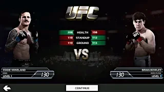 Eddie Wineland vs Brian Bowles EA SPORTS UFC Android Gameplay #1