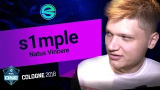 Na'Vi s1mple interview after Finals win @ ESL One Cologne 2018