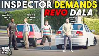 INSPECTOR DEMANDING REVO DALA FROM MICHAEL | GTA 5 | Real Life Mods #361 | URDU |