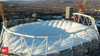Carrier Dome Deflation - Drone View
