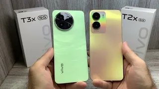 Vivo T3x 5g vs Vivo T2x 5g - Best Konsa ? |Gaming Processor 🎮| Best camera 📸| 44w charger | Rs 10990