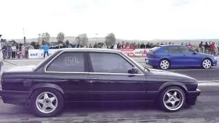 BMW E30 2.5 TURBO vs SEAT TURBO